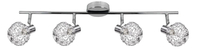 COLLAR LAMPA SUFITOWA LISTWA 4X40W G9 CHROM