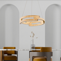 Lampa wisząca Tarja złota LED CCT