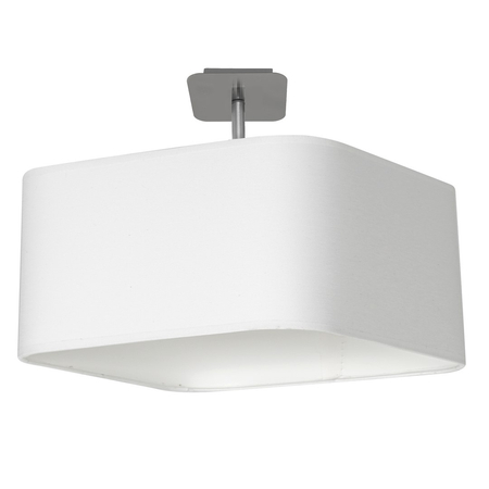 Milagro - Lampa podsufitowa NAPOLI WHITE/CHROME 1xE27