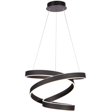 Milagro - Lampa wisząca ANDROMEDA BLACK 100W LED