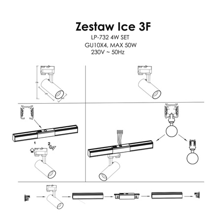 Ice SET 3F biały