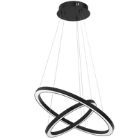 Milagro - Lampa wisząca GALAXIA BLACK 46W LED