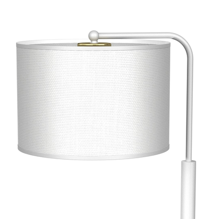 Milagro - Lampa gabinetowa ALBION  BIEL / BAWEŁNA 1xE27