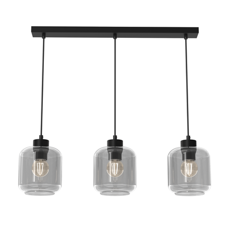 Milagro - Lampa wisząca SOMBRA SMOKED  3xE27