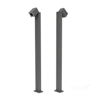 Słupek ogrodowy QUAZAR 15S 1xGU10 IP44 szary Kobi