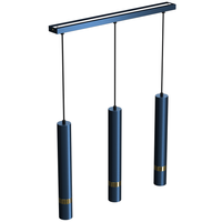 Milagro - Lampa wisząca JOKER NAVY BLUE/GOLD 3xGU10