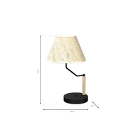 Milagro - Lampka stołowa ETNA Black 1xE27