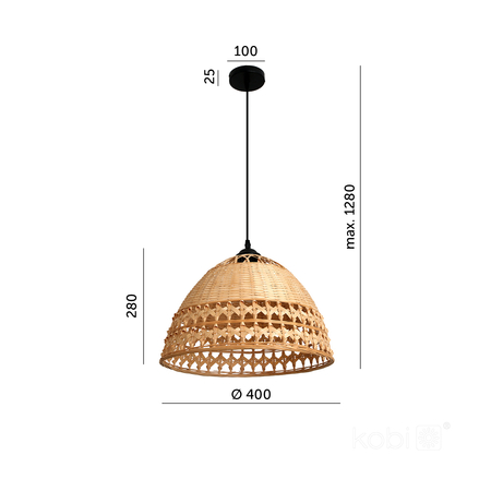 Lampa wisząca BOHO BAYOS 1xE27 Kobi Design