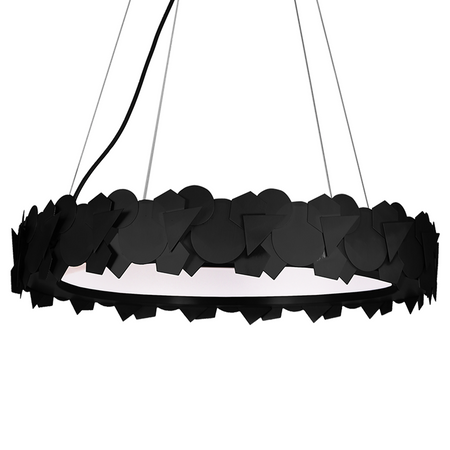 Milagro - Lampa wisząca SOHO BLACK 24W LED