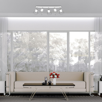 Milagro - Lampa Sufitowa Dante Silver 5x mini GU10
