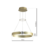Milagro - Lampa wisząca SIRIUS 26W