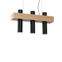 Milagro - Lampa wisząca WEST BLACK 3xGU10