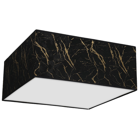 Milagro - Lampa sufitowa SENSO Black/Gold kwadrat 2xE27