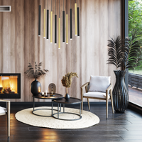 Milagro - Lampa wisząca MONZA BRASS 11xG9 max 8W LED