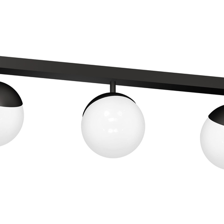 Milagro - Lampa sufitowa SFERA BLACK 3xE14