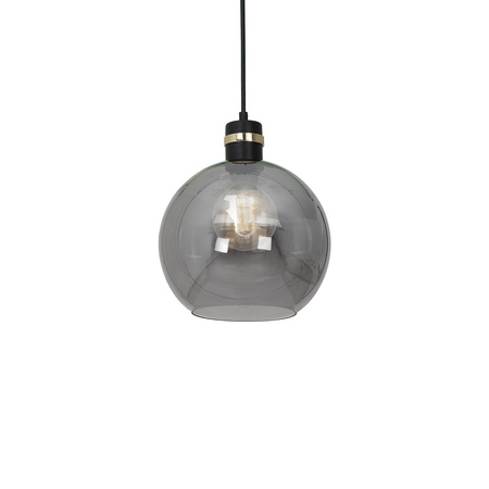 Milagro - Lampa wisząca OMEGA BLACK/GOLD 1xE27