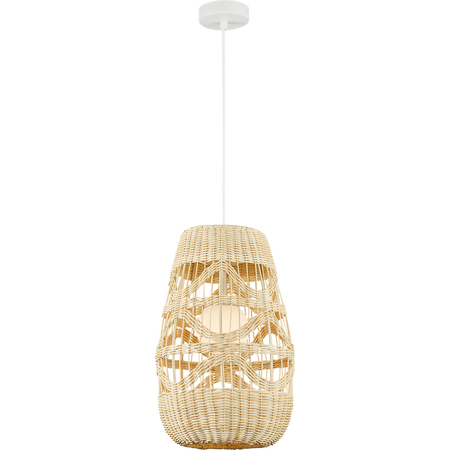 Milagro - Lampa wisząca ARONA NATURAL 1xG9 fi 250