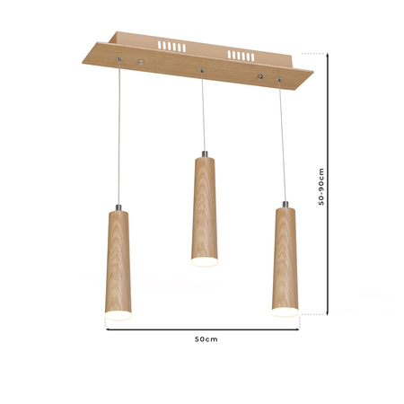 Milagro - FSC 100% Lampa Wisząca STICK 15W LED