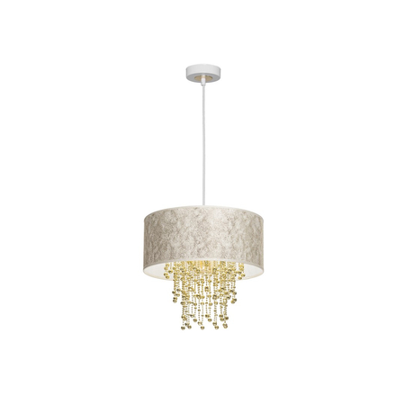 Milagro - Lampa wisząca ALMERIA WHITE/GOLD 1xE27