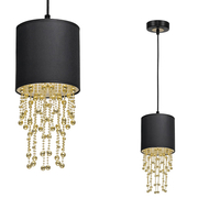 Milagro - Lampa wisząca ALMERIA BLACK/GOLD 1xE27
