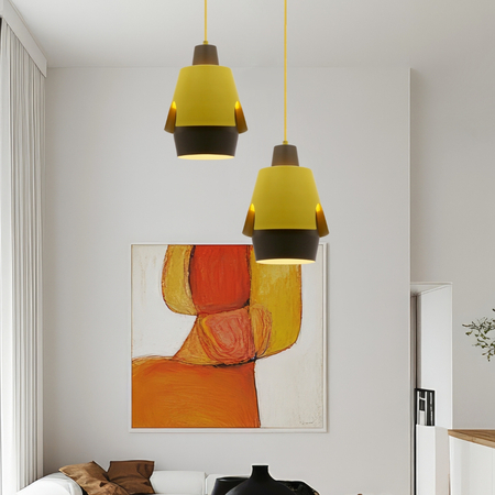LAMPA WISZĄCA FALUN 1 ŻÓŁTY