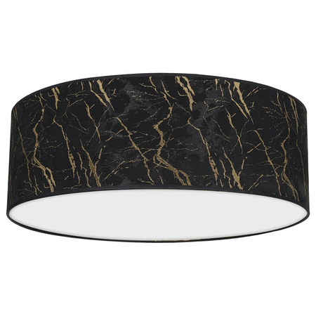 Milagro - Lampa sufitowa SENSO Black/Gold 3xE27 Ø50cm