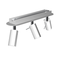 Milagro - Lampa sufitowa PRESTON WHITE/CHROME 3x mini GU10