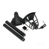 Słupek ogrodowy TEVIO S 1xE27 IP54 czarny LED2B