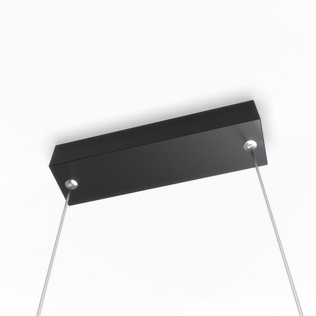Lampa wisząca Mirror L czarna IP44 LED CCT