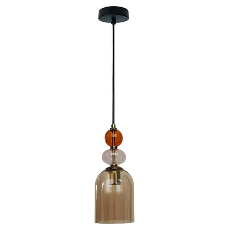 Lampa wisząca Tropea bursztynowa 1xE27