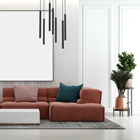 Milagro - Lampa wisząca MONZA BLACK 7xG9 max 8W LED