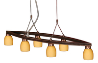 DAKOTA ZWIS 6X40W G9 OVAL  MIEDŹ