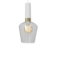 Milagro - Lampa wisząca ROMA WHITE 1xE27