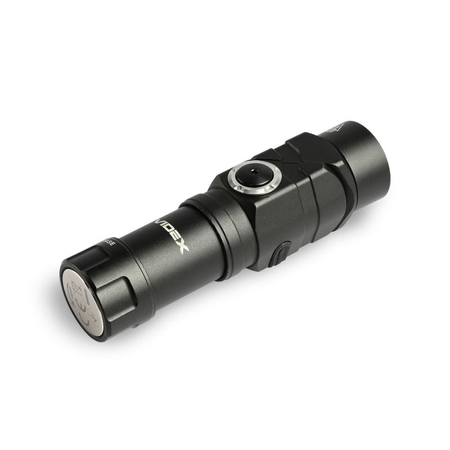 Latarka przenośna LED czołowa 2w1 10W 600lm IP66 5000K Luminus SST20 USB magnetyczna VLF-A244RH
