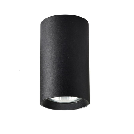 Tuba natynkowa Manacor 13 cm czarna 1xGU10