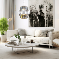 Milagro - Żyrandol DONNA CHROME 9xE14