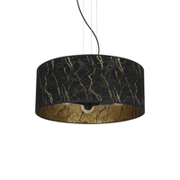 Milagro - Lampa wisząca SENSO Black/Gold 3xE27