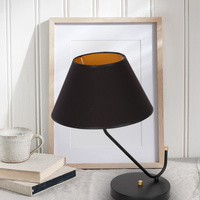 Milagro - Lampa stołowa VICTORIA BLACK 1xE27