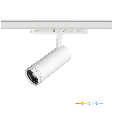 Reflektor szynowy LED NEXTRACK VISION 10W 3CCT 30-60° biały Kobi Pro