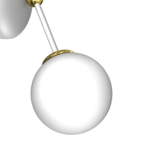 Milagro - Kinkiet JOY WHITE / GOLD 2xE14