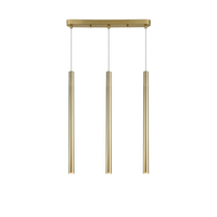 Lampa wisząca Lungo 3 linia złota 3xG9