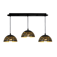 Milagro - Lampa wisząca LISA BLACK 3xE27