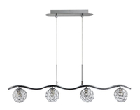 STARLET LAMPA WISZĄCA 4X40W G9 CHROM/TRANSPARENT