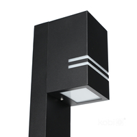 Słupek ogrodowy QUAZAR 12 1xGU10 IP44 czarny Kobi