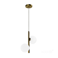 Lampa wisząca GLOBE ELEGANCE GOLD S2 2xG9 Kobi Design