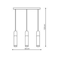 Lampa wisząca Fano czarna LED 3000K