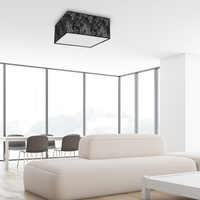 Milagro - Lampa Sufitowa SATINO SILVER 2xE27