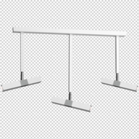 Milagro - Lampa sufitowa CASTRO WHITE / CHROME 3xG9