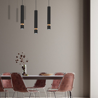 Milagro - Lampa wisząca JOKER BLACK/WOOD 3xGU10