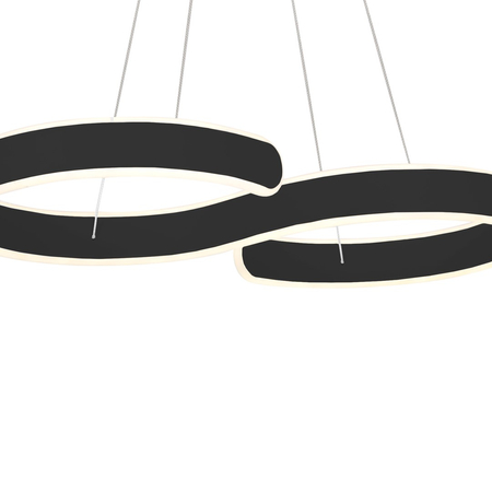 Milagro - Lampa wisząca INFINITY BLACK 60W LED